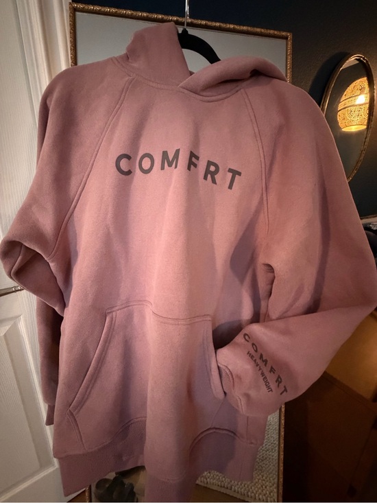 Comfrt Sweaters - Women's COMFRT Tranquil Dusty Rose Hoodie